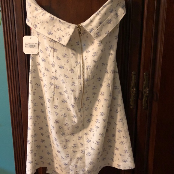 Altar’d State New with tags White Floral Strapless Women’s  Dress - Picture 8 of 10